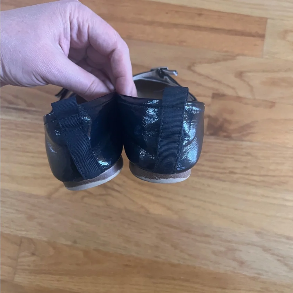 Zara navy blue girl shoes size 34 Ballerina flats
